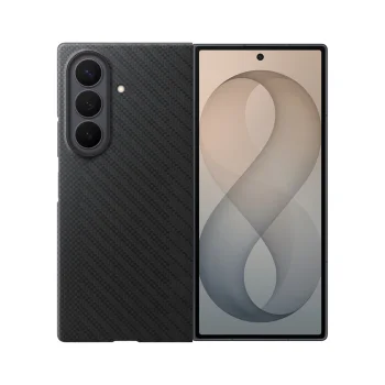 Samsung Carbon Magnet Case for Galaxy Z Fold 8 Ultra with Films, Black