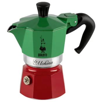 Bialetti La Mokina Italia Tricolore Moka Pot 40ml