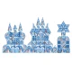 Ice Castle 3D Magnetic Blocks, 96 Elements