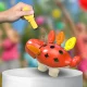 Bakalu Montessori Dinosaur Shape Sorter KZ1144, Red