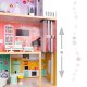 Wooden Pastel Dollhouse Villa DIY Model with Furniture 117 cm