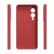 Etteri Silicone Mag Case for Samsung Galaxy S25 Edge, Raspberry