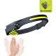 LED Headlamp with Motion Sensor WLCHL03, USB-C, 1200 mAh, Black