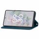 Google Pixel 6a Vintage Leather Skin-Touch Magnetic Case Book Cover, Blue