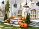 Halloween Hanging Decoration, Ghost with Mask, 90 cm, Black/White