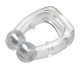 Magnetic anti-snoring nose clip transparent