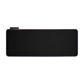 RGB Gaming Mouse Pad with 4-Port USB Hub 800x300 mm, Black