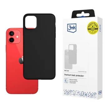 3mk Matt Case for Apple iPhone 12 Mini, Black