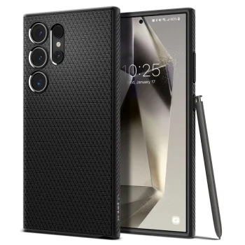 Spigen Samsung Galaxy S24 Ultra Case Liquid Air, Matte Black