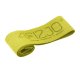 4Fizjo Flex Band Flexible Textile Training Mini Loop Bands Tapes, Yellow (extreme resistance)