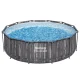Bestway 5614X Frame Pool Set 18-in-1 366x100 cm + Bubble Machine