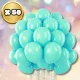 Bakalu Latex Balloons, Celadon Green, 50 Pcs