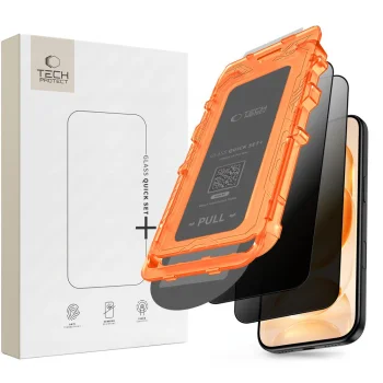 Tech-Protect Quick Set Spy+ Privacy Glass for iPhone 18 Pro, 2-Pack