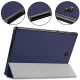 Samsung Galaxy Tab S4 10.5\" (T830/T835) Trifold Stand PU Leather Hard Protective Cover Case, Blue