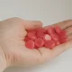 Fluorescent Luminous Stones AG653E, 100 pcs, Pink