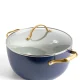 GreenPan Padova Reserve 6-Piece Pot and Pan Cookware Set, Blue