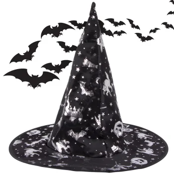 Halloween Witch Hat, Universal Size, 38x34 cm