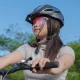 Rockbros Photochromic Cycling Glasses with UV Protection and Optical Insert, Clear Purple