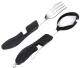4-in-1 Tourist Cutlery Set AG534D, Black