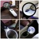 LED magnifying glass 3x/45x, black and white