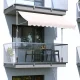 Retractable Balcony Awning 200x120cm Adjustable MultiGarden, Beige