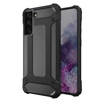 Hibridinis apsauginis dėklas Hybrid Armor skirtas Samsung Galaxy S23+, juodas
