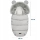 Конверт для коляски и санок Ricokids Elmi, 95x48 см, серый