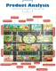Children\'s Slim Mat Carpet with Road Signs, 130 x 100 cm
