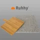 Ruhhy 24264 Pizza Stone + Board