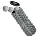 4Fizjo Yoga Fitness Massage Spiked Foam Roller for Muscle Relaxation - 33cm, Gray