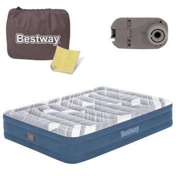 Bestway Queen Air Bed with Built-in Pump 203x152x36 cm 6712Y