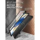 Samsung Galaxy Tab A8 10.5 (2021) (2022) (SM-X200/X205) Supcase Unicorn Beetle Hard Case Cover, Black