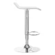 4Rico QS-B08 Bar Stool in Eco-Leather, White