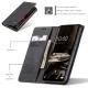 Samsung Galaxy A34 (SM-A346) CASEME Wallet Magnetic Leather Case Cover, Black