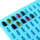Silikona veidnes konfekšu gatavošanai + pipete | Silicone Molds for Making Candies and Jelly Bears + pipette