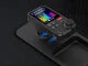 Bluetooth 5.0 FM Transmitter with Hands-Free, USB QC, TF, Bass, LCD, 12-24V, Black