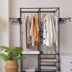 Large Clothes Hanger Rack Open Wardrobe with Storage Shelves Clothe Closet