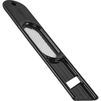 Microplane Ginger Tool 3-in-1 Grater, Peeler and Slicer, Silver / Black