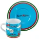 Bialetti Tazzina Ciao Italia Porcelain Espresso Cup with Saucer