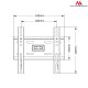 Maclean MC-777 TV Wall Mount, VESA 200x200, 13-50\", up to 35kg, Black