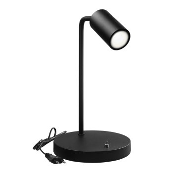 Maclean MCE370 B Desk Lamp, GU10, Black