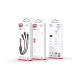 XO NB230 3-in-1 Cable USB to USB-C / microUSB / Lightning 1.0m, White