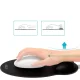 Tech-Protect A200 Mouse Pad with Gel Wrist Rest 25 x 22.5 cm - Black