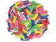 Mini Decorative Wooden Pegs, 2.5 cm, 100 pcs