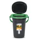 GreenBlue GB320BG Portable Toilet, Black/Green