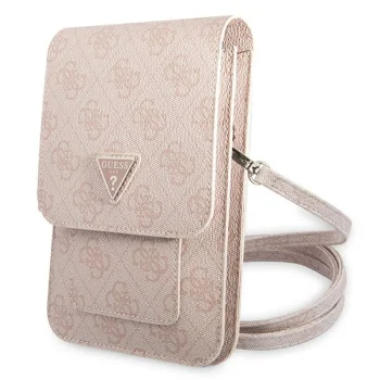 Guess 4G Triangle Smartphone Handbag, Pink