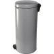 Brabantia NewIcon Pedal Bin, 30L, Soft Grey