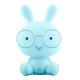 Kids LED Bunny Night Light Desk Lamp for Children, Blue