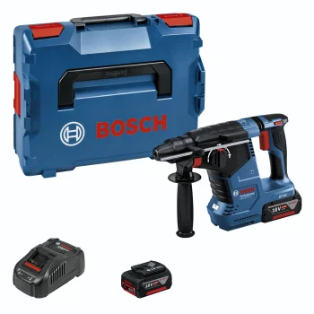 Bosch GBH 18V-24 C Cordless Rotary Hammer SDS plus (2x 5.0Ah, L-BOXX)