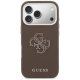 Guess FW Resin Logo Case for iPhone 17 Pro - Brown
